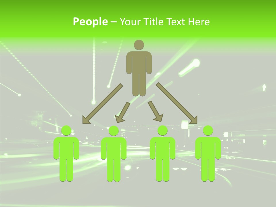 Wallpaper Night Technology PowerPoint Template