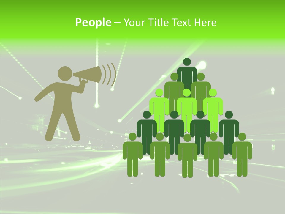 Wallpaper Night Technology PowerPoint Template