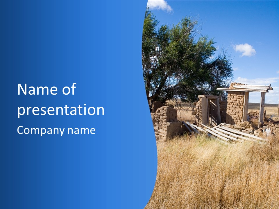 Ranch New Mexico Farmhouse PowerPoint Template