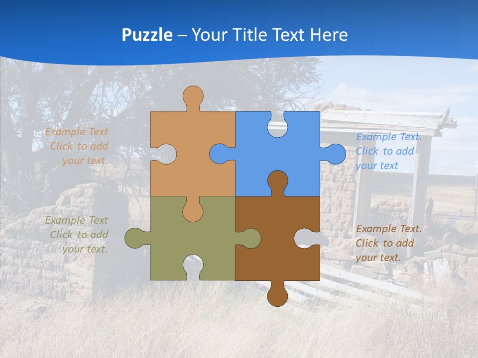 Ranch New Mexico Farmhouse PowerPoint Template