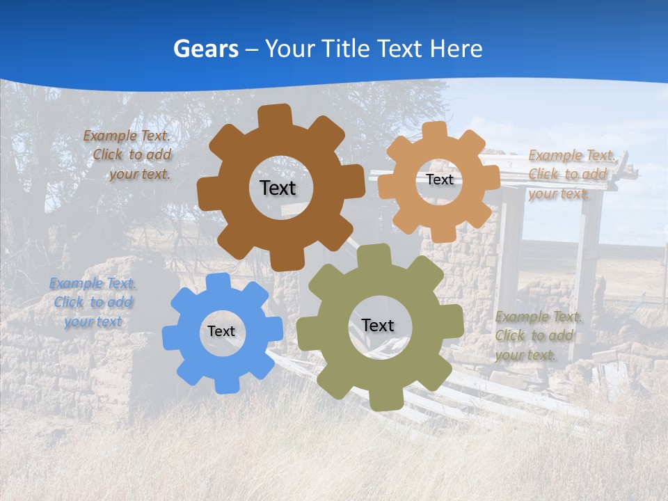 Ranch New Mexico Farmhouse PowerPoint Template