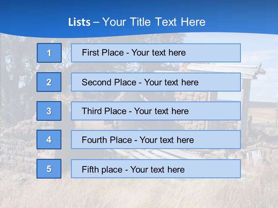 Ranch New Mexico Farmhouse PowerPoint Template