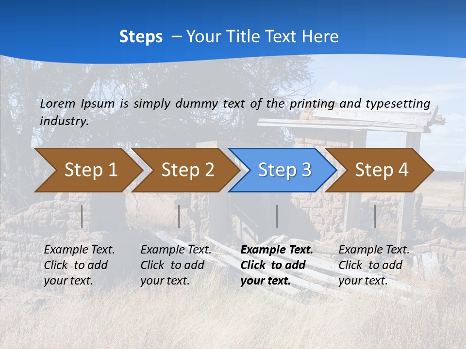 Ranch New Mexico Farmhouse PowerPoint Template