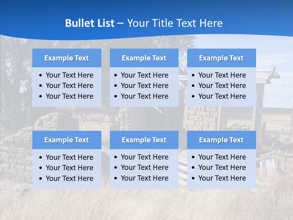 Ranch New Mexico Farmhouse PowerPoint Template