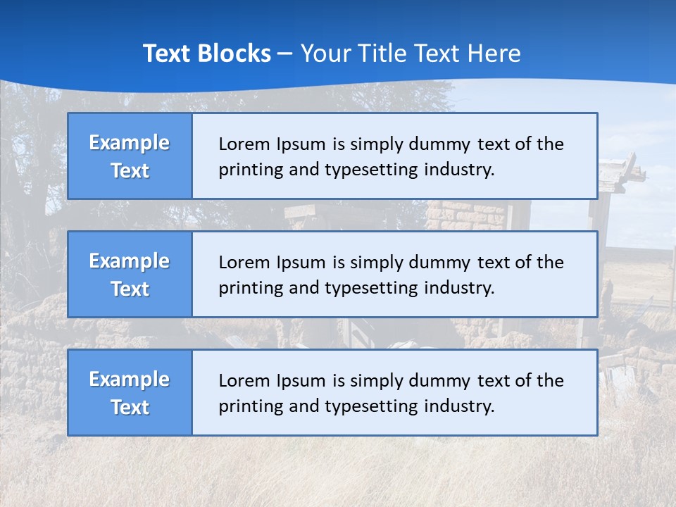 Ranch New Mexico Farmhouse PowerPoint Template