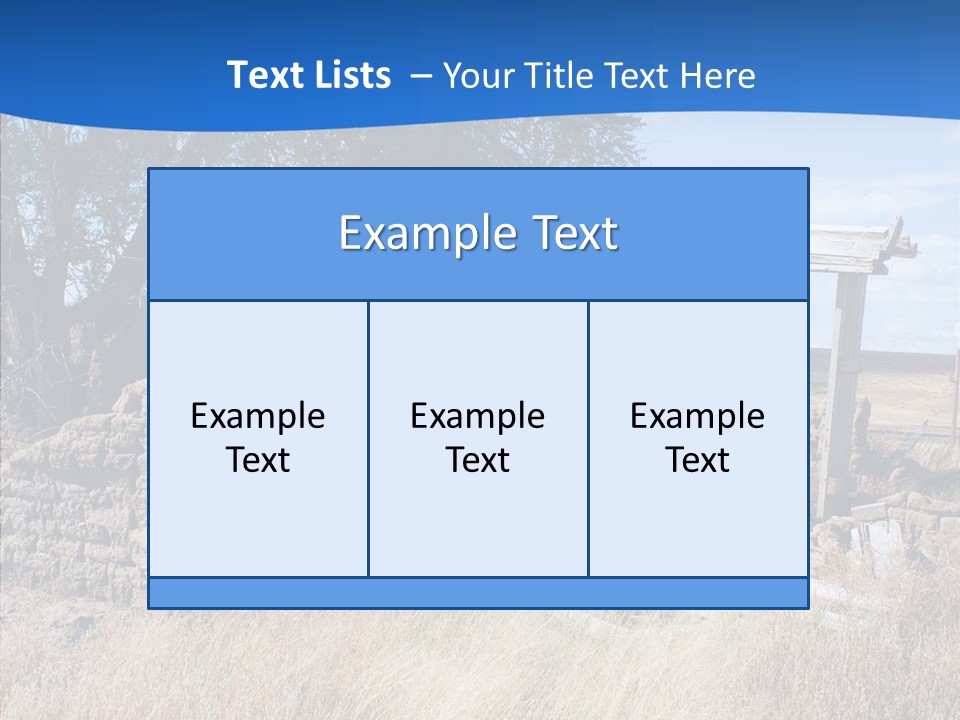 Ranch New Mexico Farmhouse PowerPoint Template