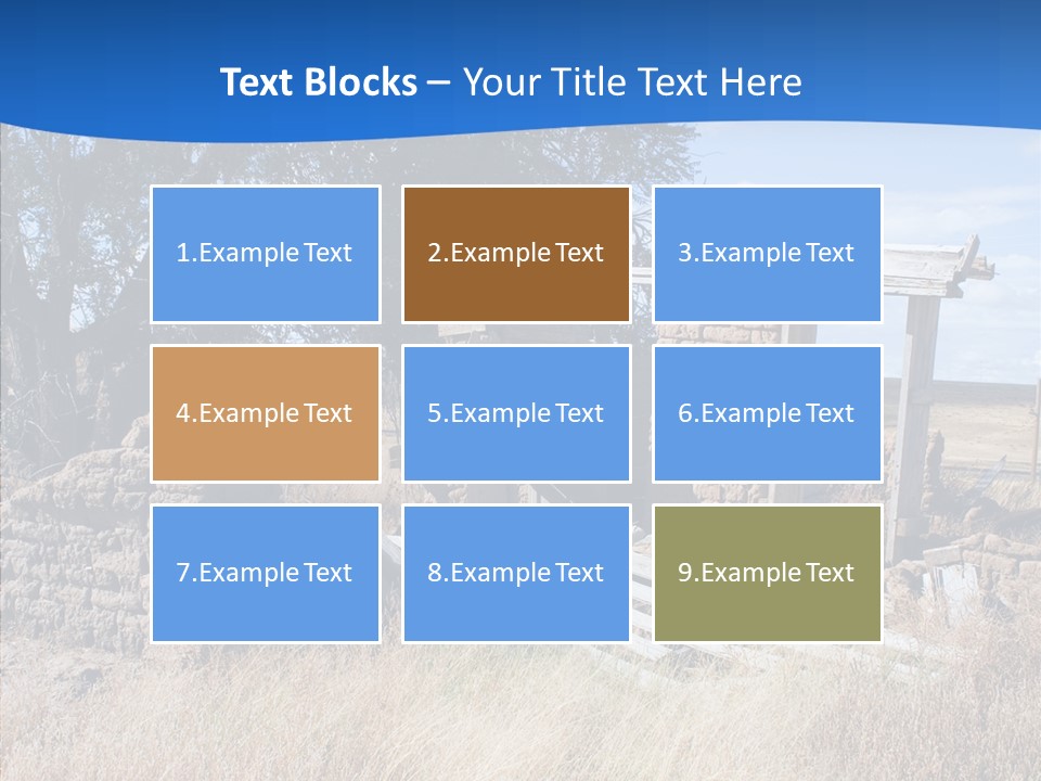 Ranch New Mexico Farmhouse PowerPoint Template