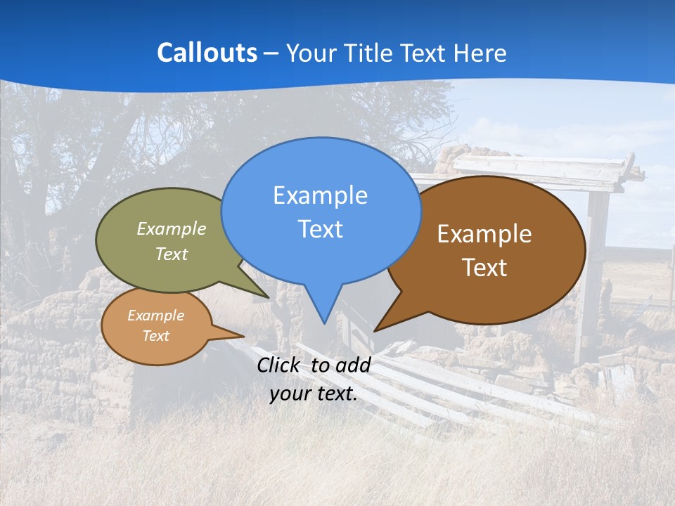 Ranch New Mexico Farmhouse PowerPoint Template