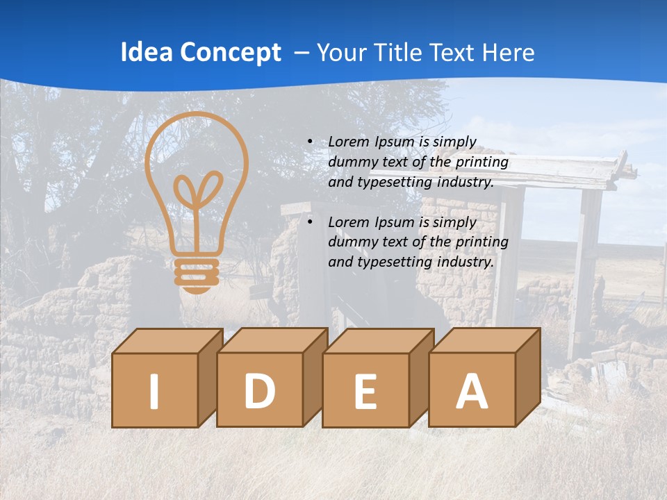 Ranch New Mexico Farmhouse PowerPoint Template