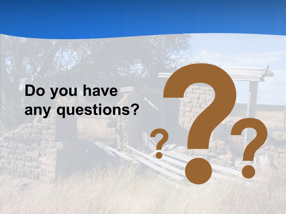 Ranch New Mexico Farmhouse PowerPoint Template