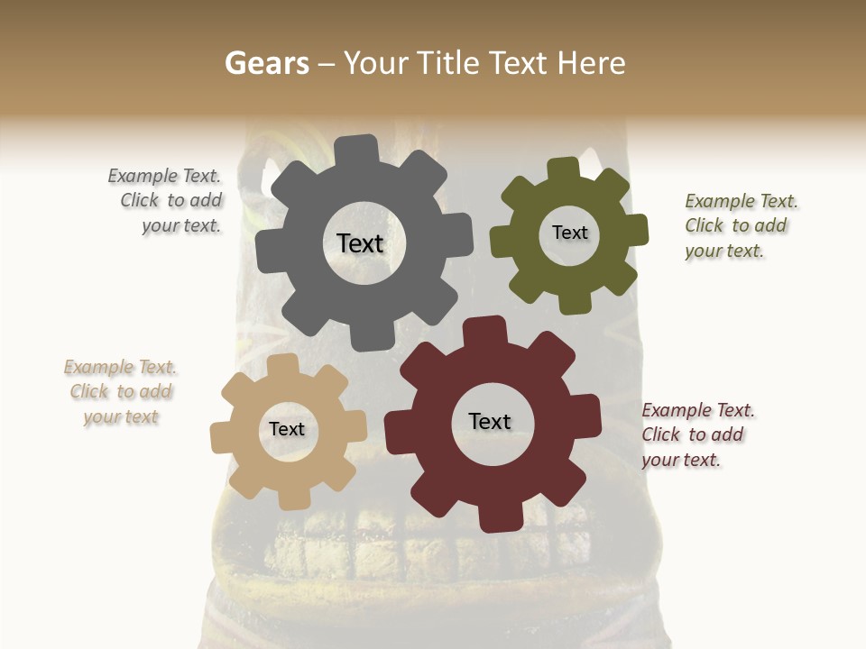 Art Red Costume PowerPoint Template