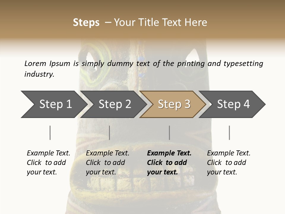 Art Red Costume PowerPoint Template