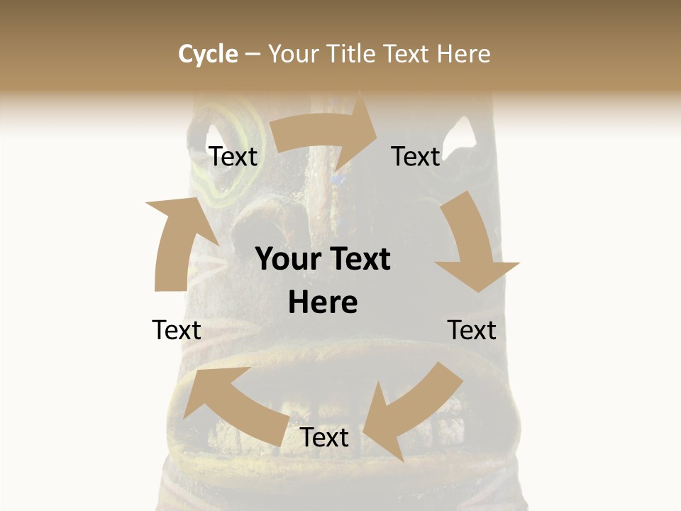 Art Red Costume PowerPoint Template