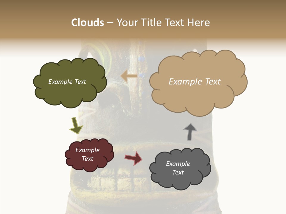 Art Red Costume PowerPoint Template