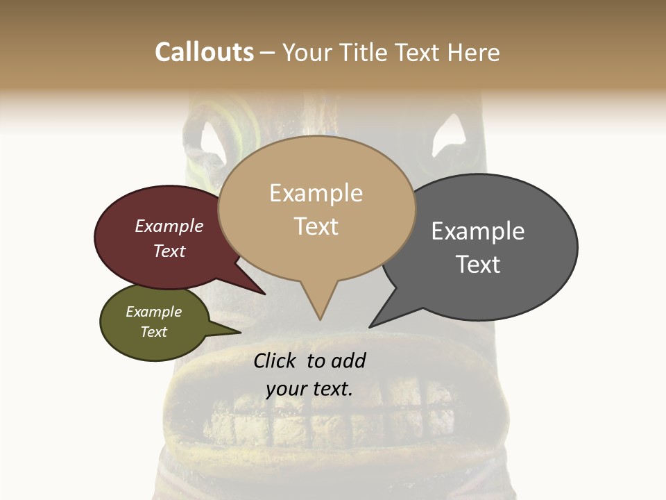 Art Red Costume PowerPoint Template