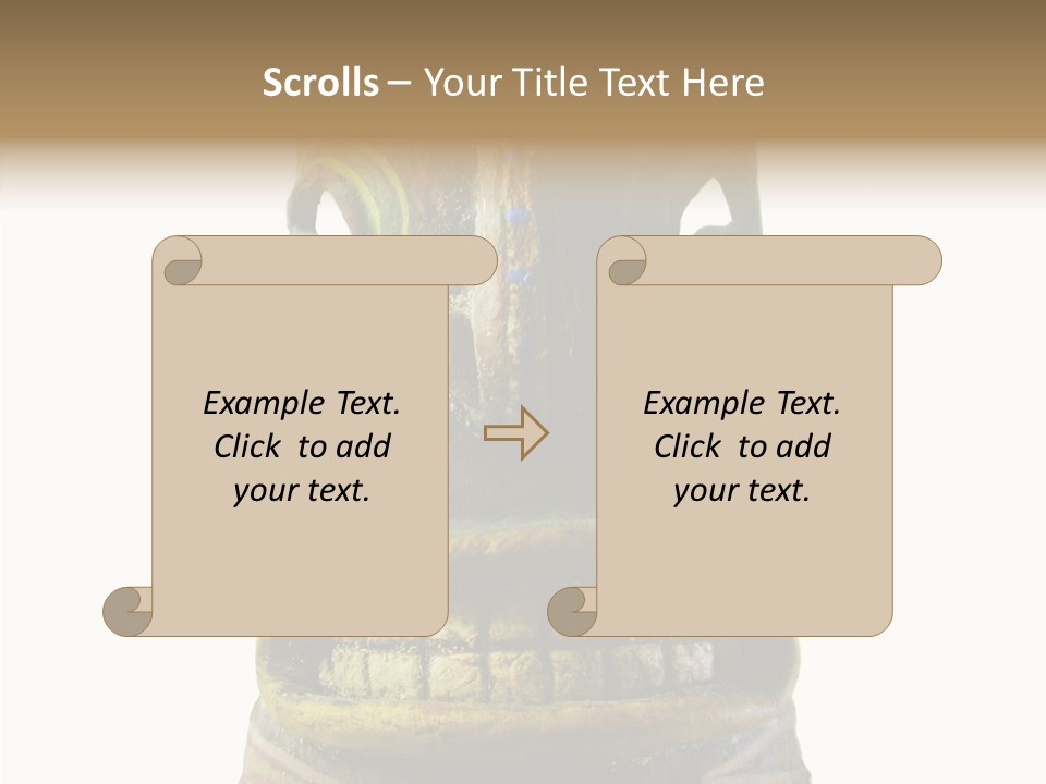 Art Red Costume PowerPoint Template