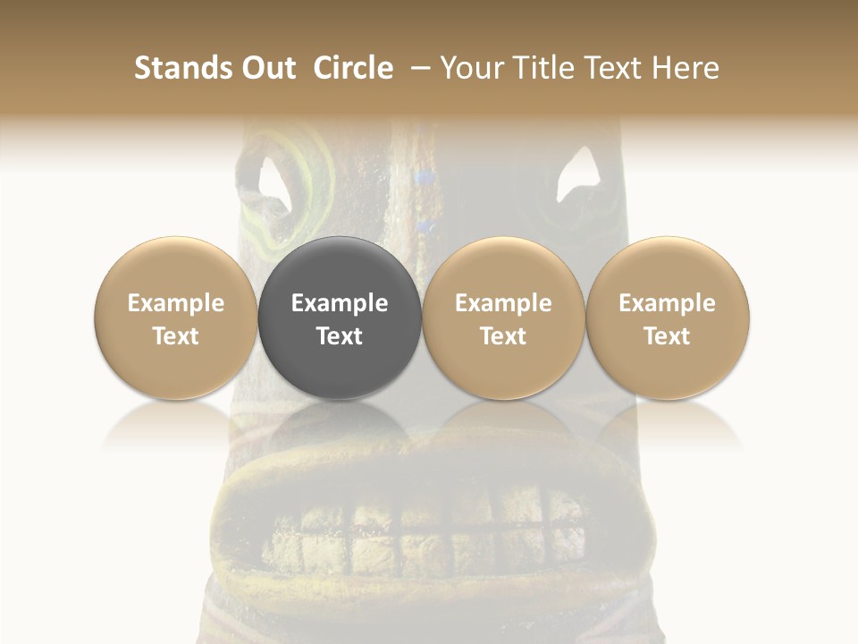 Art Red Costume PowerPoint Template