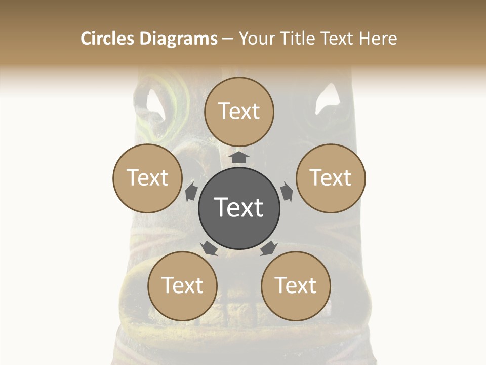 Art Red Costume PowerPoint Template