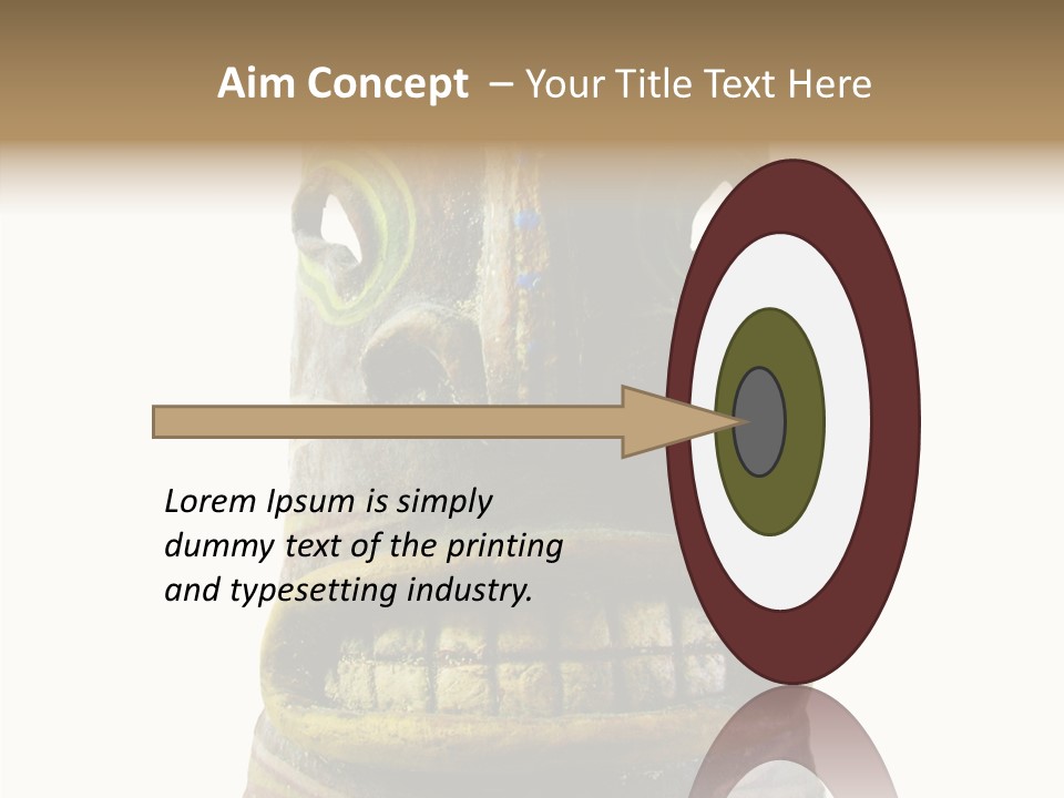 Art Red Costume PowerPoint Template