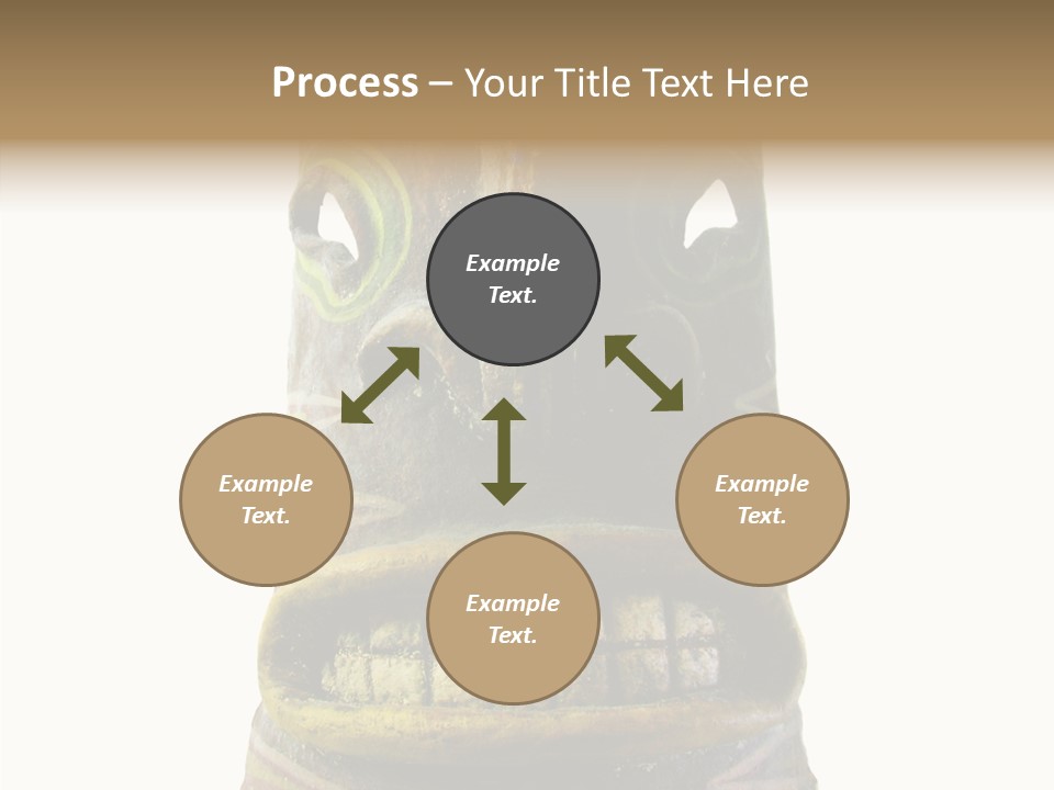 Art Red Costume PowerPoint Template