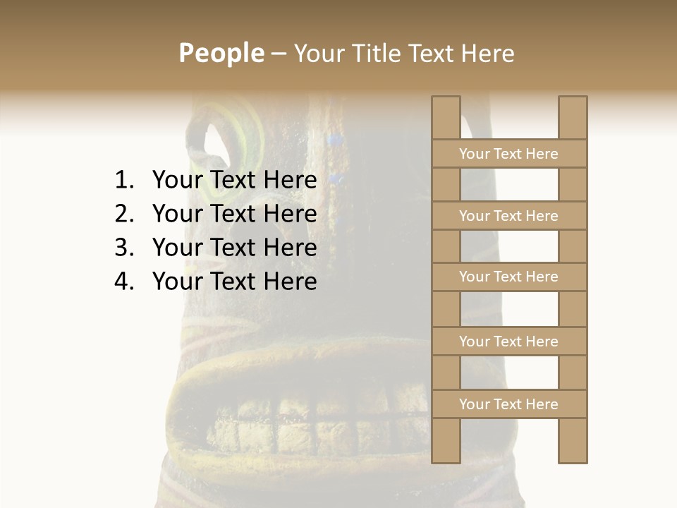 Art Red Costume PowerPoint Template