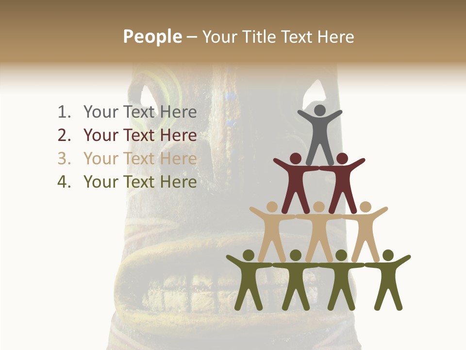 Art Red Costume PowerPoint Template