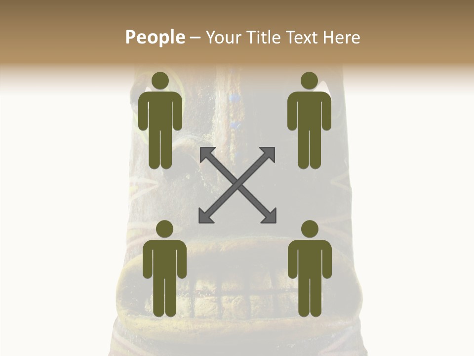 Art Red Costume PowerPoint Template