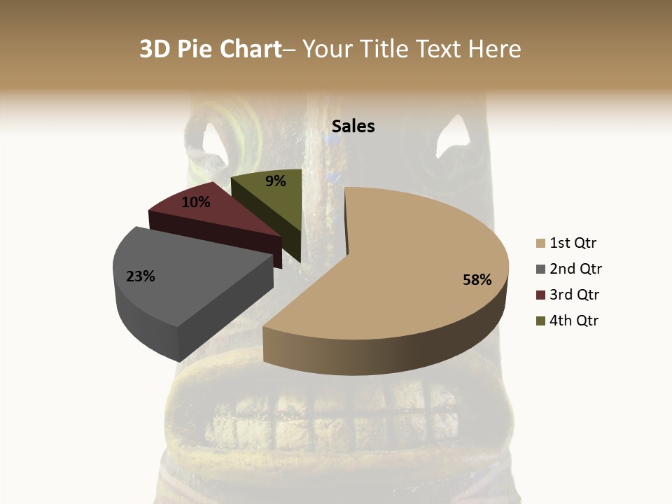 Art Red Costume PowerPoint Template