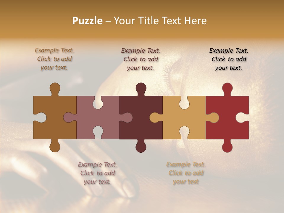 Eyes Head Cosmic PowerPoint Template