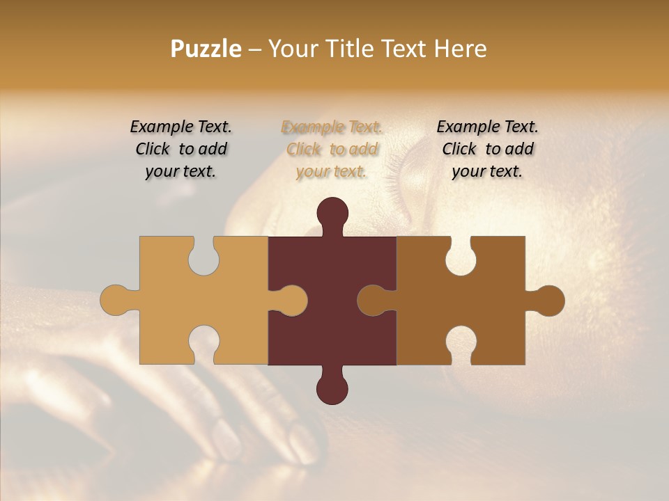 Eyes Head Cosmic PowerPoint Template