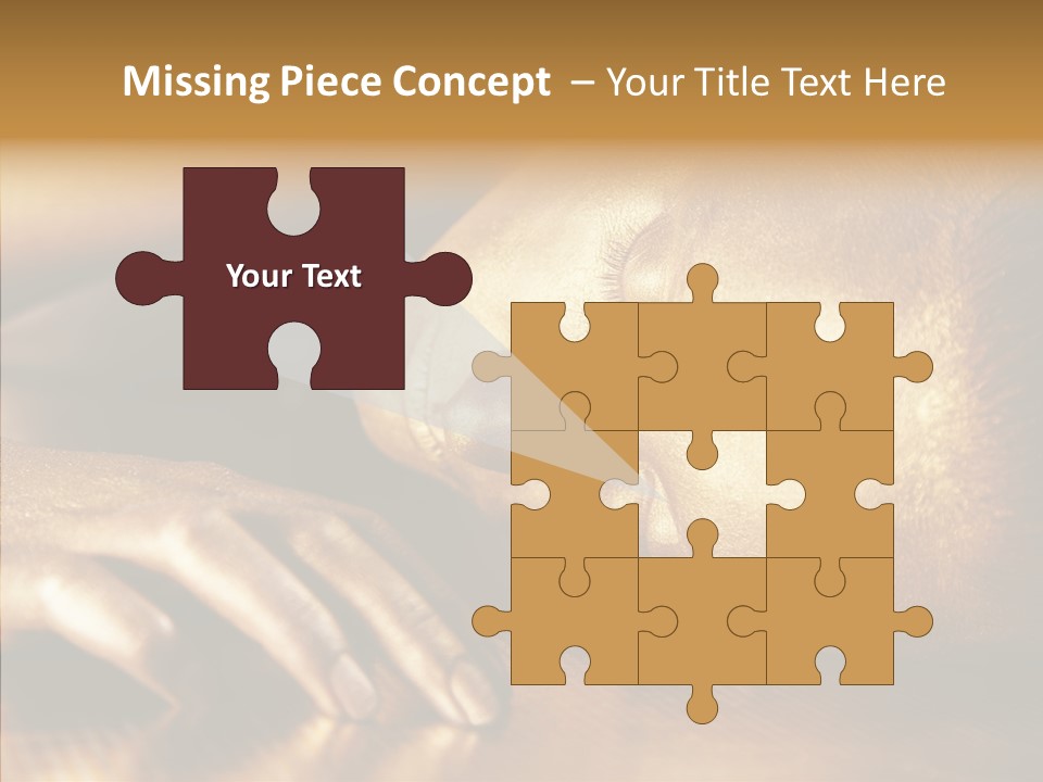 Eyes Head Cosmic PowerPoint Template