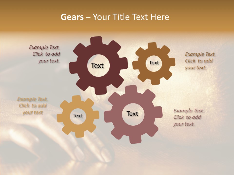 Eyes Head Cosmic PowerPoint Template