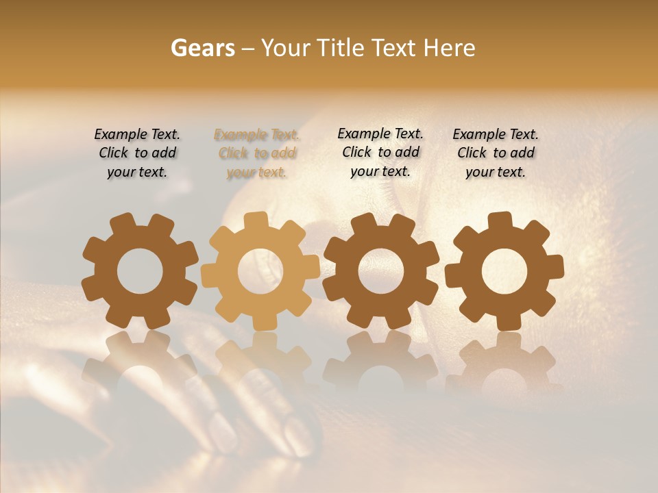 Eyes Head Cosmic PowerPoint Template