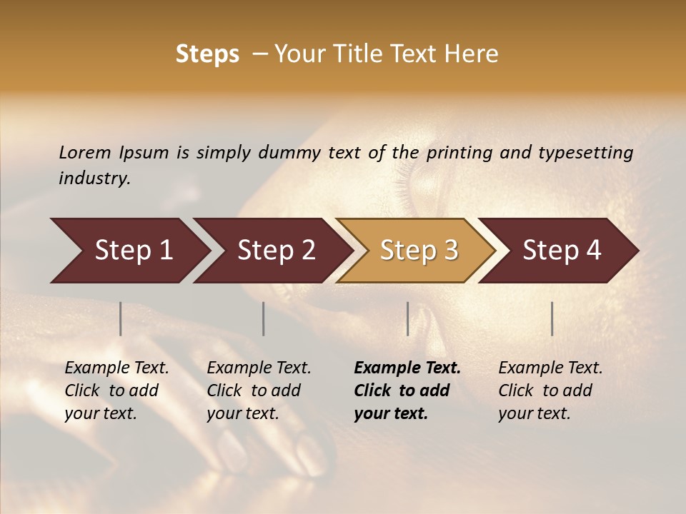 Eyes Head Cosmic PowerPoint Template