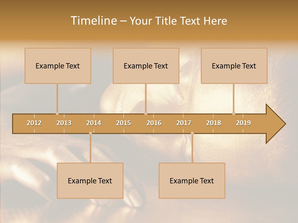Eyes Head Cosmic PowerPoint Template
