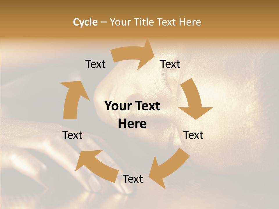 Eyes Head Cosmic PowerPoint Template