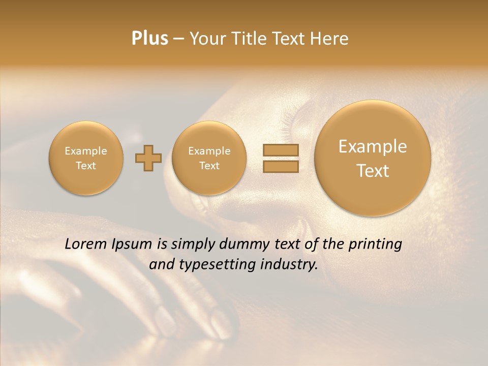 Eyes Head Cosmic PowerPoint Template