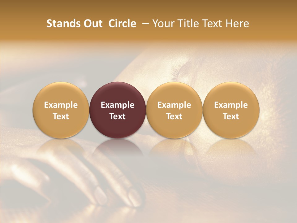 Eyes Head Cosmic PowerPoint Template