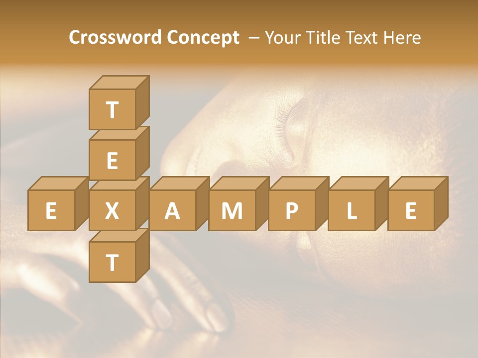 Eyes Head Cosmic PowerPoint Template