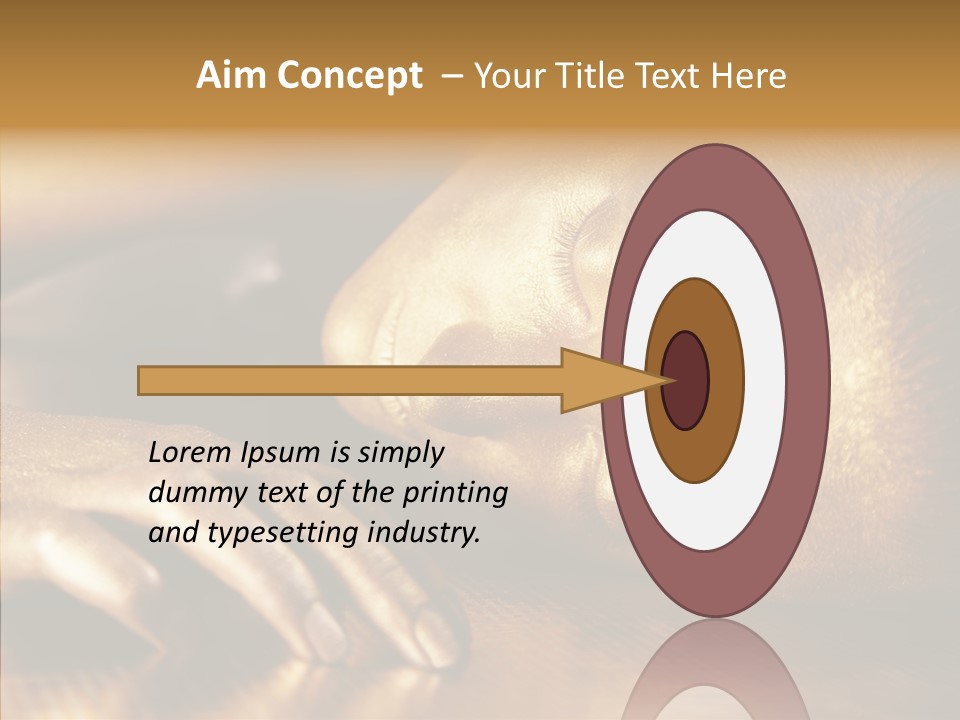 Eyes Head Cosmic PowerPoint Template