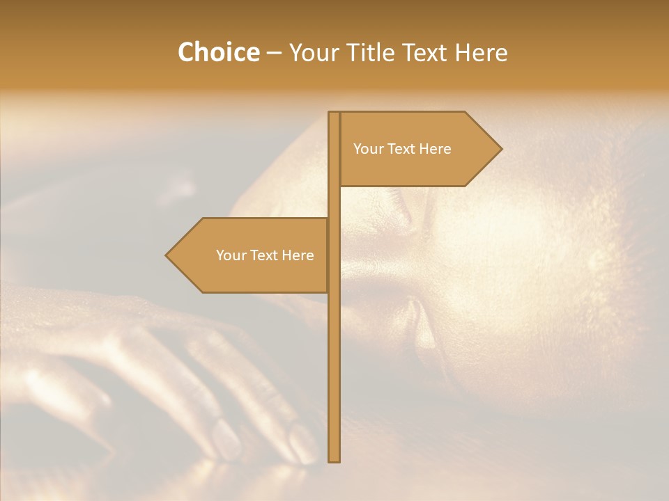 Eyes Head Cosmic PowerPoint Template