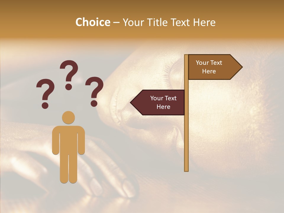 Eyes Head Cosmic PowerPoint Template