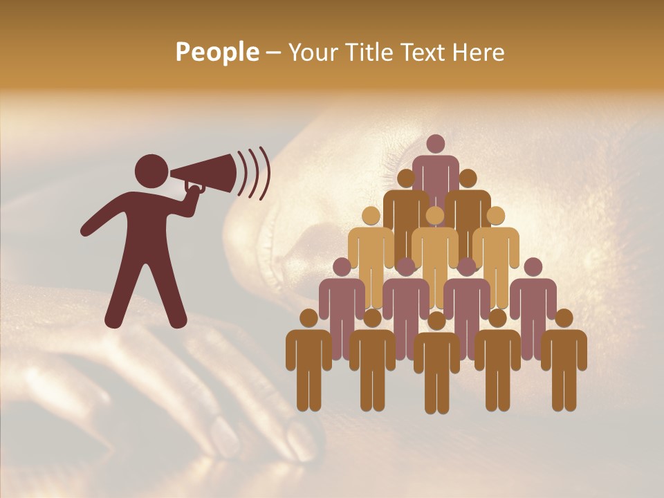 Eyes Head Cosmic PowerPoint Template