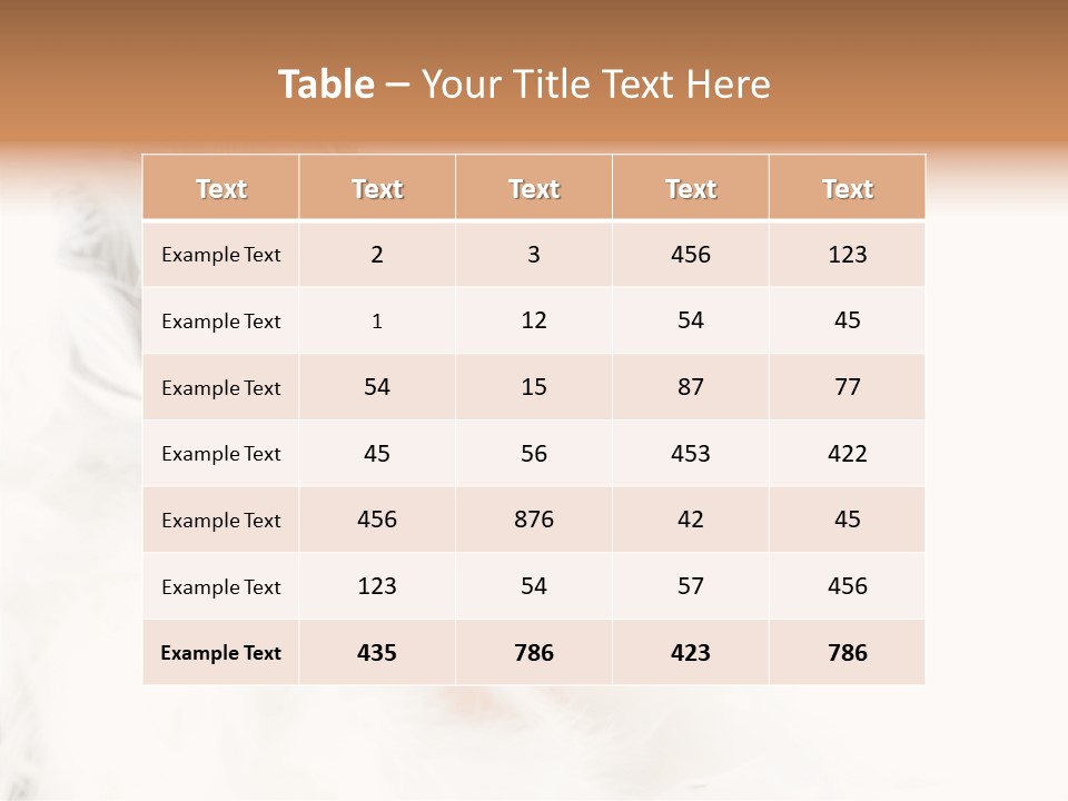Frosty Beauty Model PowerPoint Template