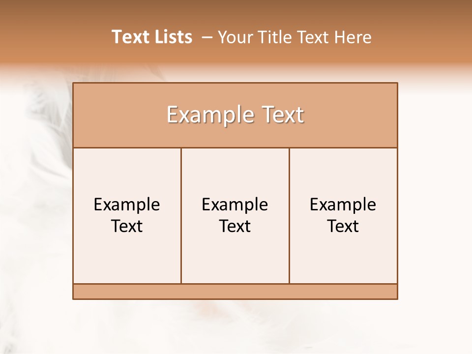 Frosty Beauty Model PowerPoint Template