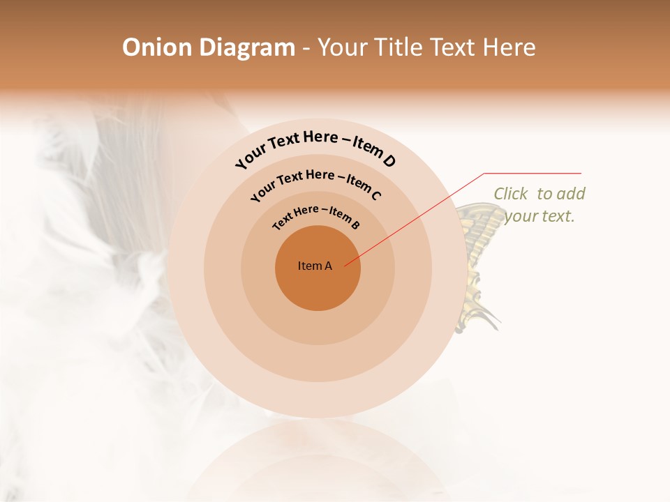 Frosty Beauty Model PowerPoint Template