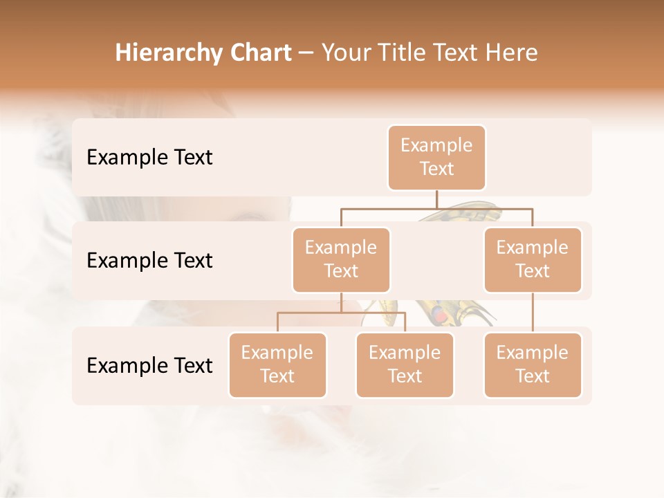 Frosty Beauty Model PowerPoint Template