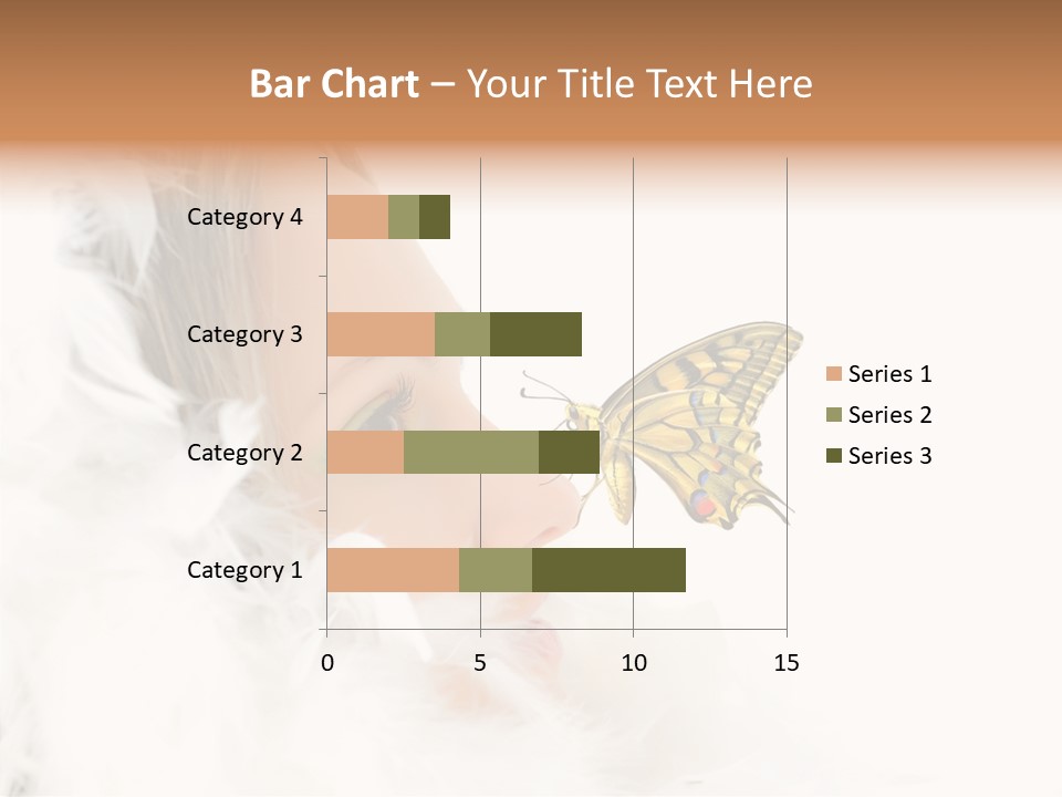 Frosty Beauty Model PowerPoint Template