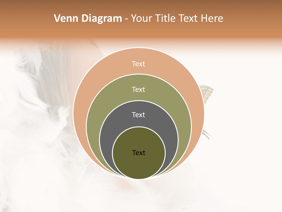 Frosty Beauty Model PowerPoint Template