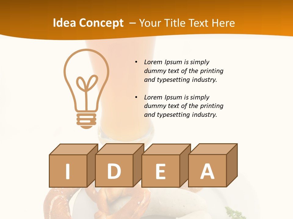 Fat Background Food PowerPoint Template